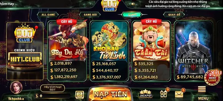 Giao diện game cực kỳ thân thiện